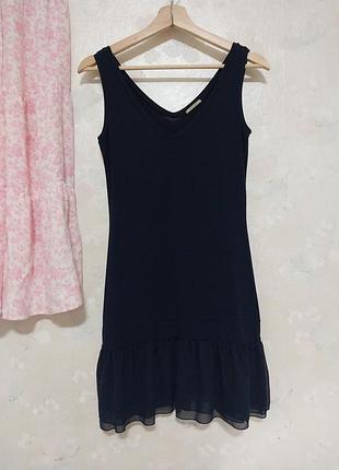 Платье женское intimissimi m 46р., синяя, синяя, вискоза