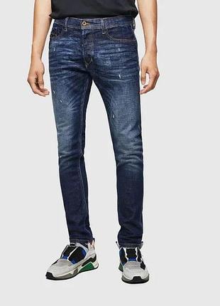Джинси diesel tepphar w33 l32 blue slim fit jeans