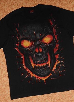 Футболка spiral/skull lava/череп