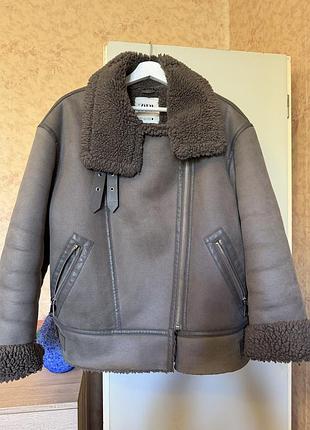 Дубленка zara