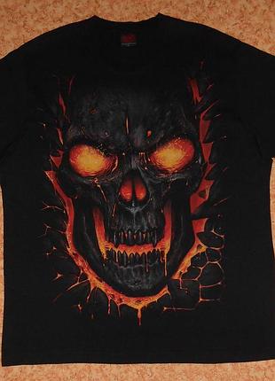 Футболка spiral/skull lava/череп 5