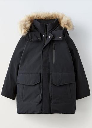 Пуфер куртка пуховик zara