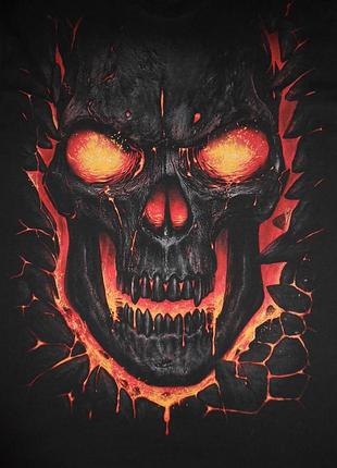 Футболка spiral/skull lava/череп 3