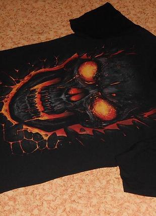 Футболка spiral/skull lava/череп 6