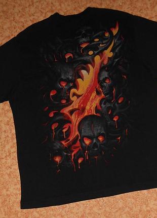 Футболка spiral/skull lava/череп 2