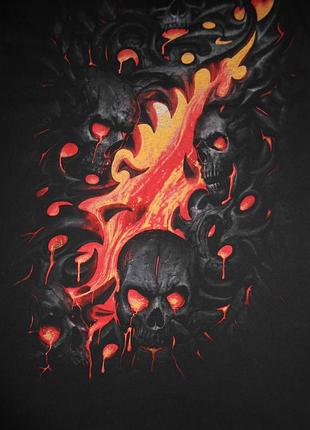 Футболка spiral/skull lava/череп 4