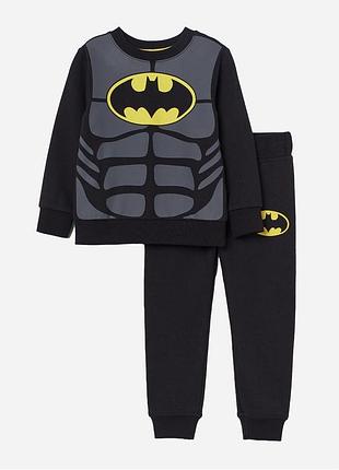 Костюм batman трикотажний на флісі h&m 6-8 років