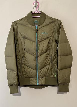 Жіночий пуховик kathmandu womens brown puffer jacket