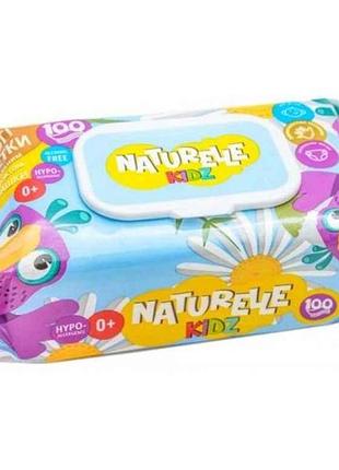 Влажные салфетки детские kidz ромашка 100шт тм naturelle