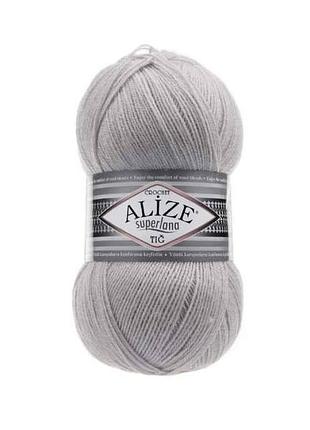 Пряжа tig super lana 168 5шт/уп тм alize