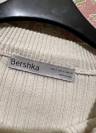 Светрик укорочений в рубчик bershka 3