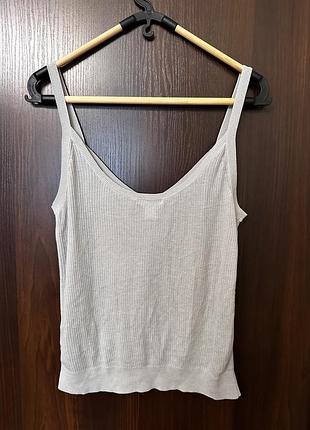 Базова майка в рубчик h&m (basic) 🤍 2