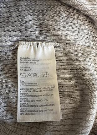 Базова майка в рубчик h&m (basic) 🤍 5