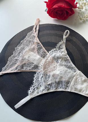 2 шт комплект мереживних трусиків h&m 4