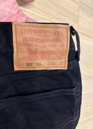 Джинси levi's 501 '93 straight w30 l32 7