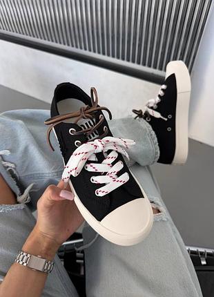 Кеди miu mi | washed denim black 7
