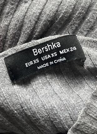 Лонгслів з відкритими плечима в рубчик 3
