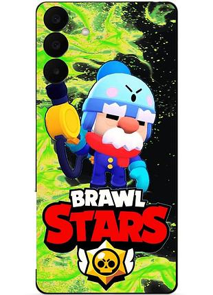 Чехол силиконовый бампер для samsung a27 с героем бравл гэйл brawl