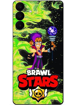 Чехол силиконовый бампер для samsung a27 с героем бравл зигги brawl