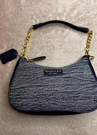 Сумка на плече жіноча beikamu&bag джинсова