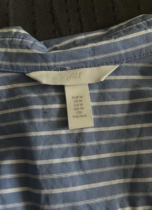 Трендова рубашка у смужку h&m 2