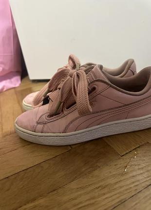 Puma кроссовки розовые