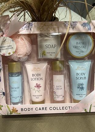 Подарунковий spa-набір для тіла “garden bouquet peony bloom” 7 предметів