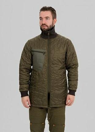 Новая стеганная куртка парка утеплитель bundeswehr gore-tex нитечка