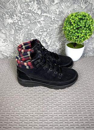 Skechers goga mat ботинки 38 размер замшевые черные