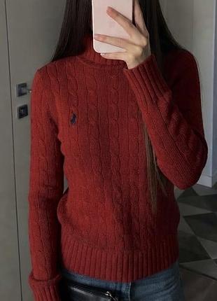 Свито водолазка 90% шерсть 10%кашемир от ralph lauren 😍