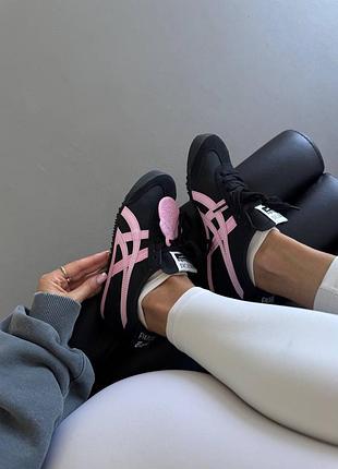 Кросівки asics onitsuka tiger x patou black / pink satin