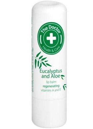 Бальзам для губ "the doctor health&care. эвкалипт/алоэ" 3,6 г