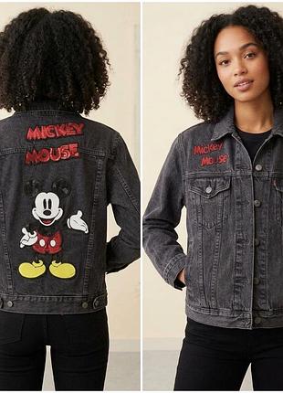 Джинсовка жіноча levi’s mickey mouse