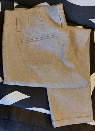 Стильні класичні брюки zara basic 3