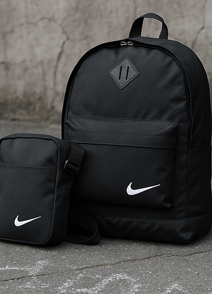 Рюкзак кожаное дно черный + борсетка nike черная
артикул: 1466955371