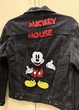 Джинсовка жіноча levi’s mickey mouse 2