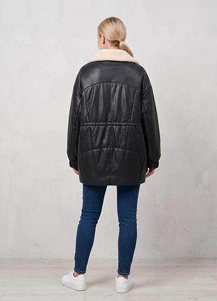 Стильная женская куртка стимулирующая черная 8843 3