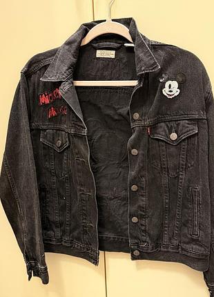 Джинсовка жіноча levi’s mickey mouse 3