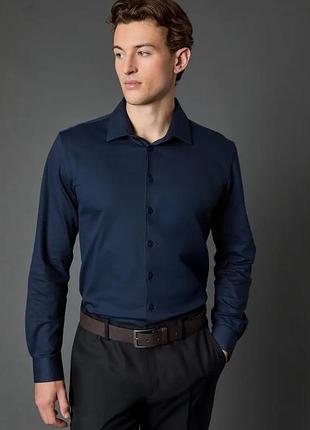 Нова приталена сорочка burton menswear london stretch skinny fit