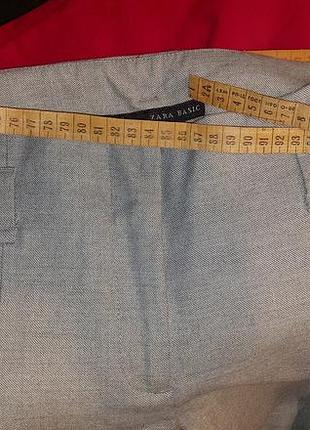 Стильні класичні брюки zara basic 6