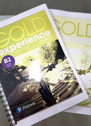 Підручник та робочий зошит gold experience b2 (2nd edition) – pearson
