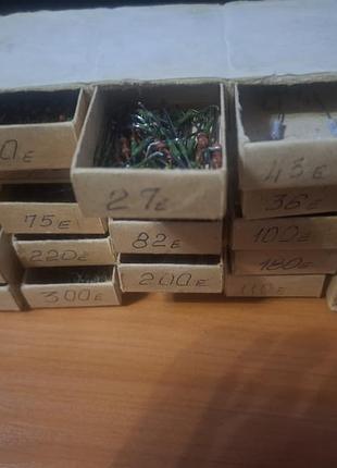 Резістори млт 0,125-0,5вт різних номіналів 3