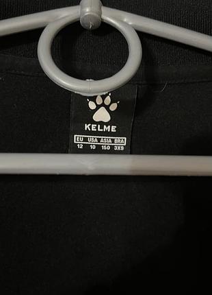 Кофта для підлітків kelme чорна, 150 см (3xs) 2