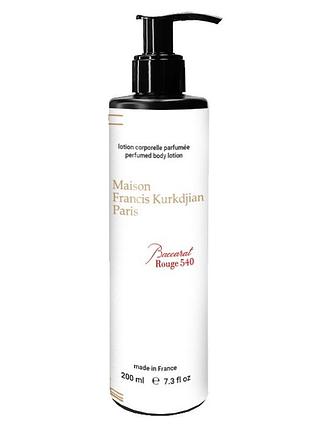 Парфюмированный лосьон для тела maison francis kurkdjian baccarat rouge 540 brand collection 200 мл