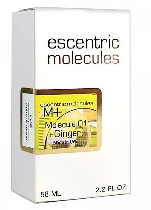 Ecentric molecule molecule 01 + ginger perfume newly унисекс 58 мл 4
