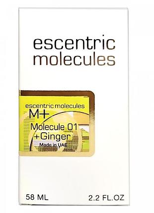 Ecentric molecule molecule 01 + ginger perfume newly унисекс 58 мл 5