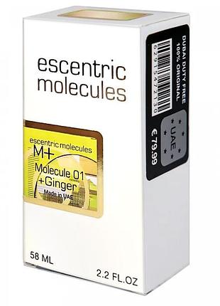 Ecentric molecule molecule 01 + ginger perfume newly унисекс 58 мл 6