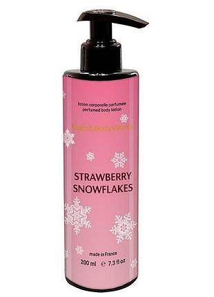 Парфумований лосьйон для тіла bath&body works strawberry snowflakes 200 мл