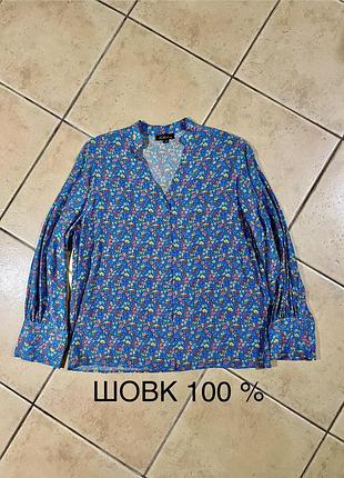 Жіноча блуза сорочка шовк 100% silk креп