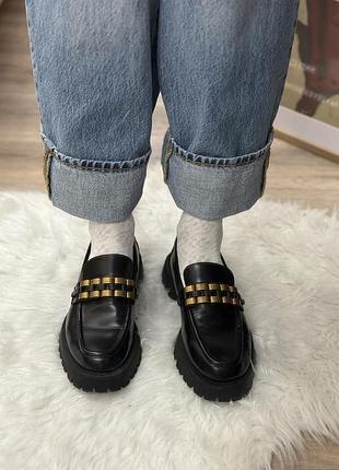 Женские лоферы zara